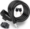 Premium Bike Lock with 2pcs Keys, Professional Bike Cable Lock of 4 Feet, Heavy Duty Bicycle Lock Cable for Strong Anti-Theft, come with 1PCS Moun...